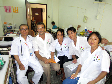 Mars : 2ème groupe de l’année, groupe de la Réunion avec Dr Thanh.